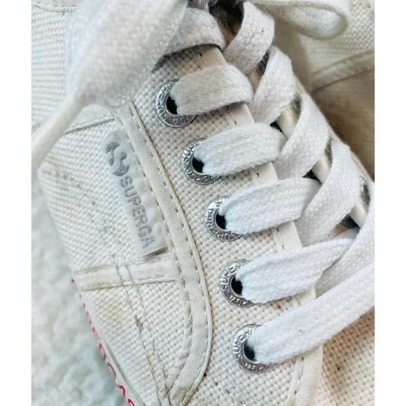 SUPERGA • 2790 COTU Mini Lettering Platform Sneakers, 8 - Picture 9 of 16